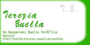 terezia buella business card